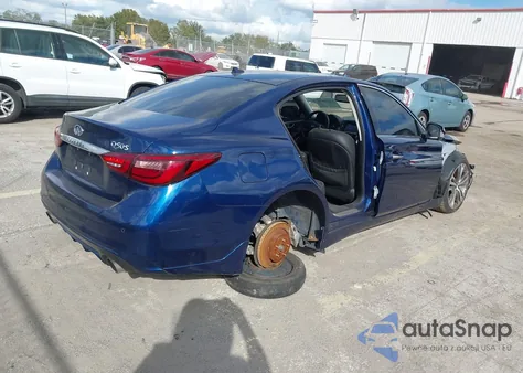 2019 Infiniti Q50 3.0T Sport из США, поврежденный, VIN JN1EV7AP6KM543721